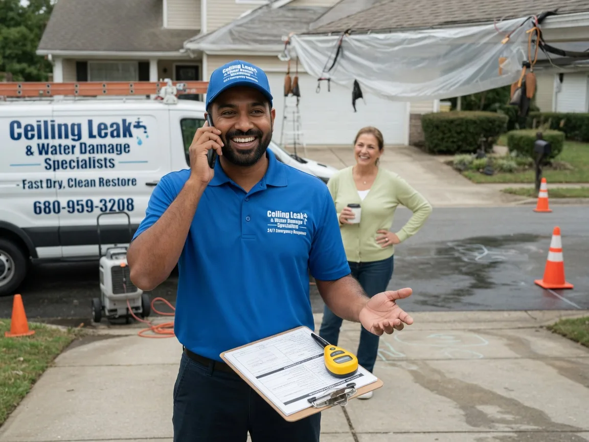 Ceiling Leak Cleanup Mount Sinai, NY FAQs